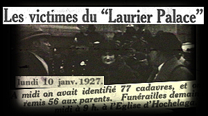 L'incendie du Laurier Palace 