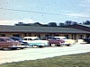 Willoughby, Ohio - Au motel, dame avec son chien