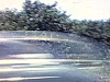 Willoughby, Ohio - En voiture sur rue, verger d'arbres fruitiers «Sweet Cherries»