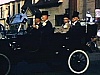 Vieille voiture d'époque - Parade de la Saint-Jean-Baptiste Enseignes de pub: «Coke», «7up»... 