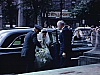 Mariage - Sur la rue, en ville, arrivée de la mariée