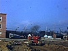 Devant un collège - Chantier de construction