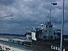 Voie maritime du Saint-Laurent - Un bateau passe «Canada Steamship Lines»