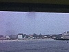 Mer et plage de Cape May filmées d'un bateau
