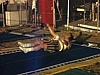 Trampoline: enfants, père