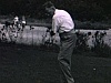 La swing de golf au ralenti 