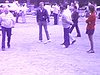 Partie de pétanque au Parc Lafontaine (Montréal)