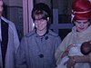 Dame avec chapeau rouge assez spectaculaire - Baptême