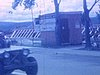 Parade ou manifestation d'étudiants - jeep d'armée