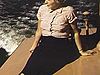 Les hommes et les femmes sur le bateau.  