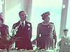 Les invités et la table d'honneur (mariage)