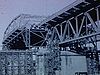 Pont Jacques-Cartier en construction (Montréal)