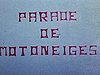 Saint-Pie; Parade de motoneiges; enfants et adultes emmitoufflés qui s'installent sur les motoneiges; bénédiction des motoneiges par le curé
