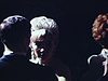 Saint-Pie; femme blonde vaporeuse qui danse avec un vieux monsieur; des couples dansent en virevoltant