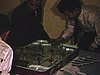 Une partie de hockey sur table (jeu)