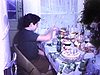 Soirée d'anniversaire d'adolescente - gâteau avec bougies «Bonne fête Carole»