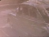 Une auto avec banderole démarre et s'éloigne sur la rue. 