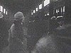 Années 20; arrivée (ou départ) d'un train en gare