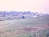 Paysage de campagne et route de terre