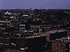 Vue de la ville de Montréal filmée d'un building de Montréal-Est (années 50)