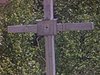 Croix de chemin à la campagne - scène rurale