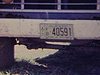 Camionnette avec plaque d'auto du Québec 1971