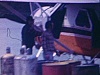 Pêcheurs en action - brochets - hydravion qui amerit et erpart après avoir laissé du matériel au quai