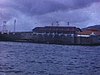 Vue générale de la ville de Curaçao, près du port, et de quelques bateaux, panoramique sur le port (Hôtel Americano), manoeuvres de bateaux