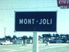 Panneau de signalisation: Mont-Joli