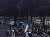 Parade Saint-Jean-Baptiste près d'un parc à Montréal