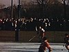 Partie de hockey organisée au parc Lafontaine Montréal (équipement et chandail de hockey) quelques plans sur la partie