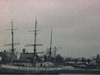 Exposition universelle de Chicago 1933: plusieurs plans du site et des attractions, minirail, voiliers, puis monsieur et madame posent devant l'entrée «Entrance»