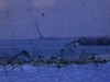 Afrique - la mer et quelques gros navires