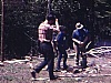 Camp scout dans le bois