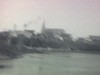 Vue du village de Mont-Laurier en 1924. Plan sur le collège de Mont-Laurier