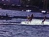 La Ronde: spectacle de ski nautique sur le lac des régates.