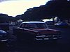 Paysage de Cuba, images prises d’une auto en marche, l’eau, coucher de soleil